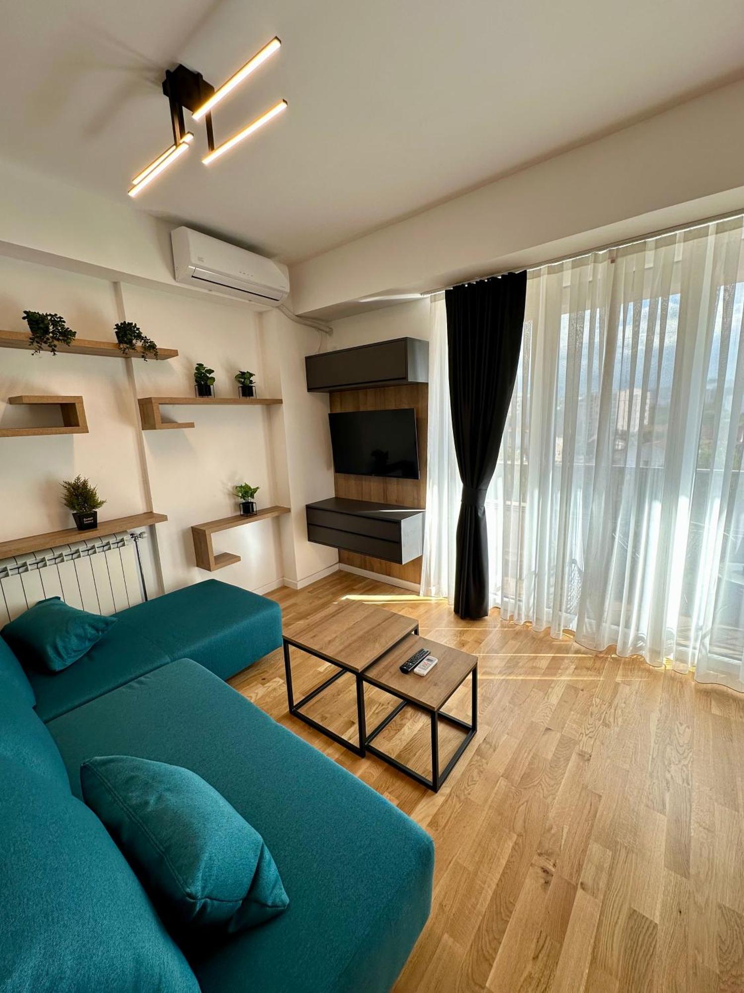 Downtown Riverside Apartments Skopje Luaran gambar