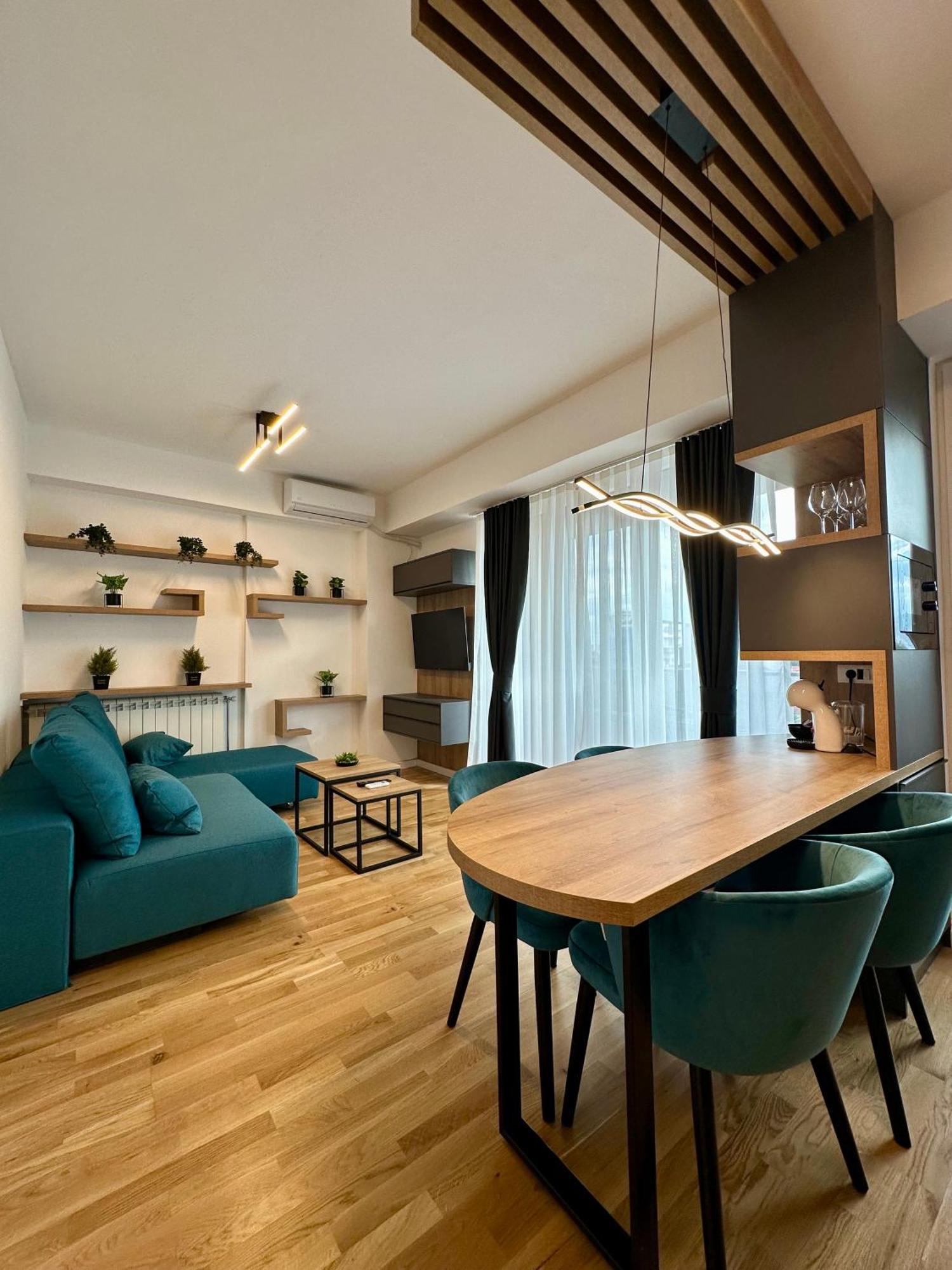 Downtown Riverside Apartments Skopje Luaran gambar